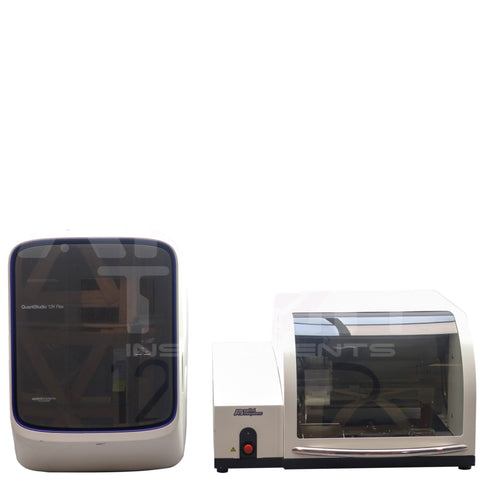 Photo of Used QuantStudio 12k Flex Real-Time Open Array qPCR Machine with AccuFill System for sale with warranty.