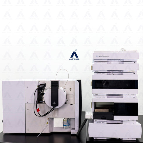 Photo of used Agilent 6460 Triple Quad LC MS System with Agilent 1260 LC Front End for sale with warranty.