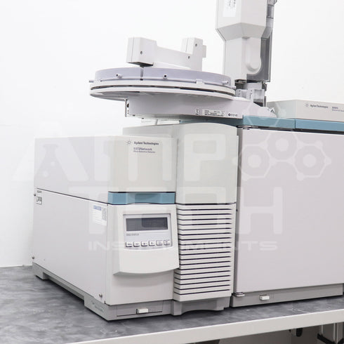 Refurbished Agilent 6890N with Turbo Pump & GCMS System featuring a 7683 Autosampler certified and refurbished by AMP Tech Instruments
