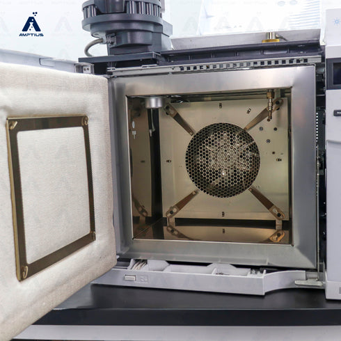 Photo of Agilent 7820A GC with FID and 7693 Autosampler. Expertly Refurbished by Amp Tech Instruments.