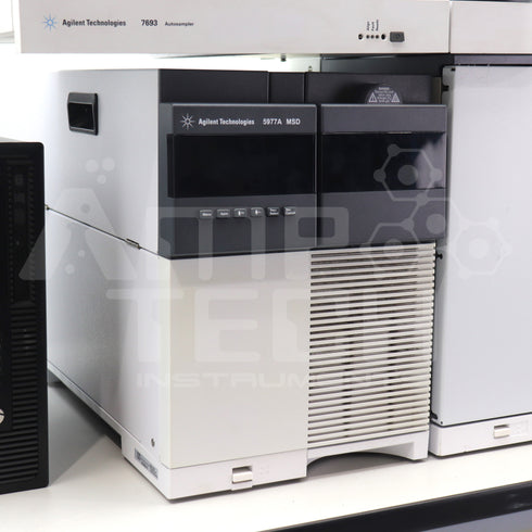 Photo of a Fully Tested and Refurbished Agilent 7890 5977A Inert GCMS System by Amptius
