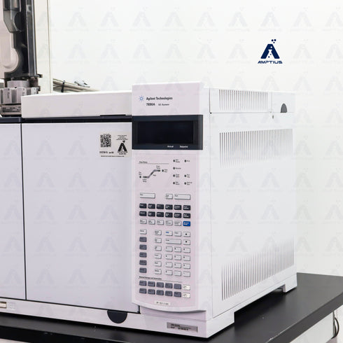 Photo of Agilent 7890 GC with FID Detector and 7683 Autosampler, expertly refurbished by Amptius.