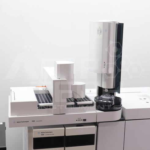Photo of Agilent 7000 7890A Triple Quadrupole GC/MS/MS System 7693 Autosampler & Computer For Sale at an Excellent Condition