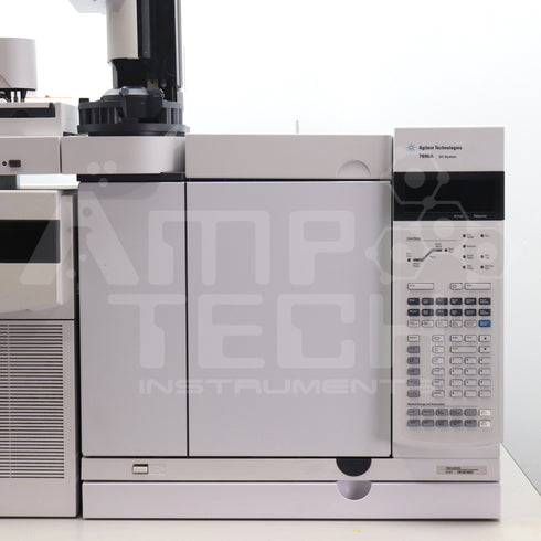 Photo of Agilent 7000 7890A Triple Quadrupole GC/MS/MS System 7693 Autosampler & Computer Tested and Refurbished by Amptius