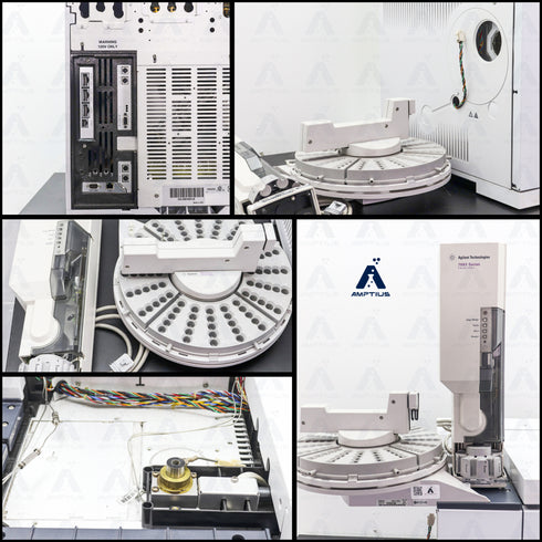 Photo of Agilent 7890 GC-FID system with 7683 Autosampler available for purchase at Amp Tech Instruments.