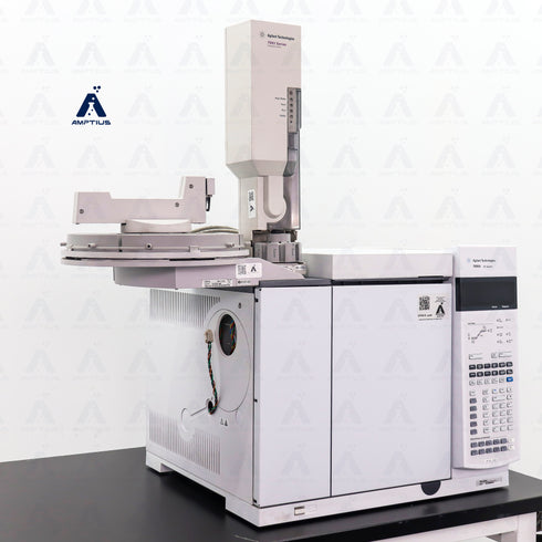 Photo of used Agilent 7890 GC with FID Detector and 7683 Autosampler for sale at an excellent price.