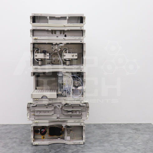 Photo of Agilent 6-Piece 1100 HPLC System w/ DAD + BinPump For Sale with warranty