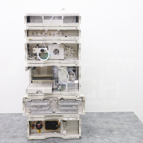Photo of Agilent 6-Piece 1100 HPLC System w/ DAD + QuatPump For Sale at an Excellent Price