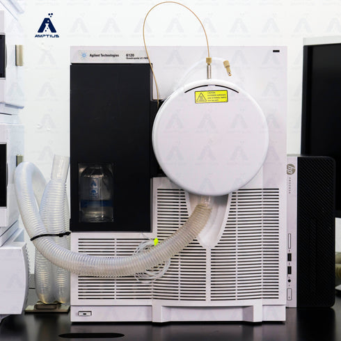 Photo of a refurbished Agilent 6120B Single Quad LC-MS with Agilent 1260 Infinity LC and Binary Pump. Expertly refurbished by Amptius | Amp Tech Instruments in Central Florida