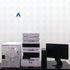 Refurbished Agilent 6130 LC MSD Single Quadrupole LC MS with Agilent 1200 HPLC, full system front view.