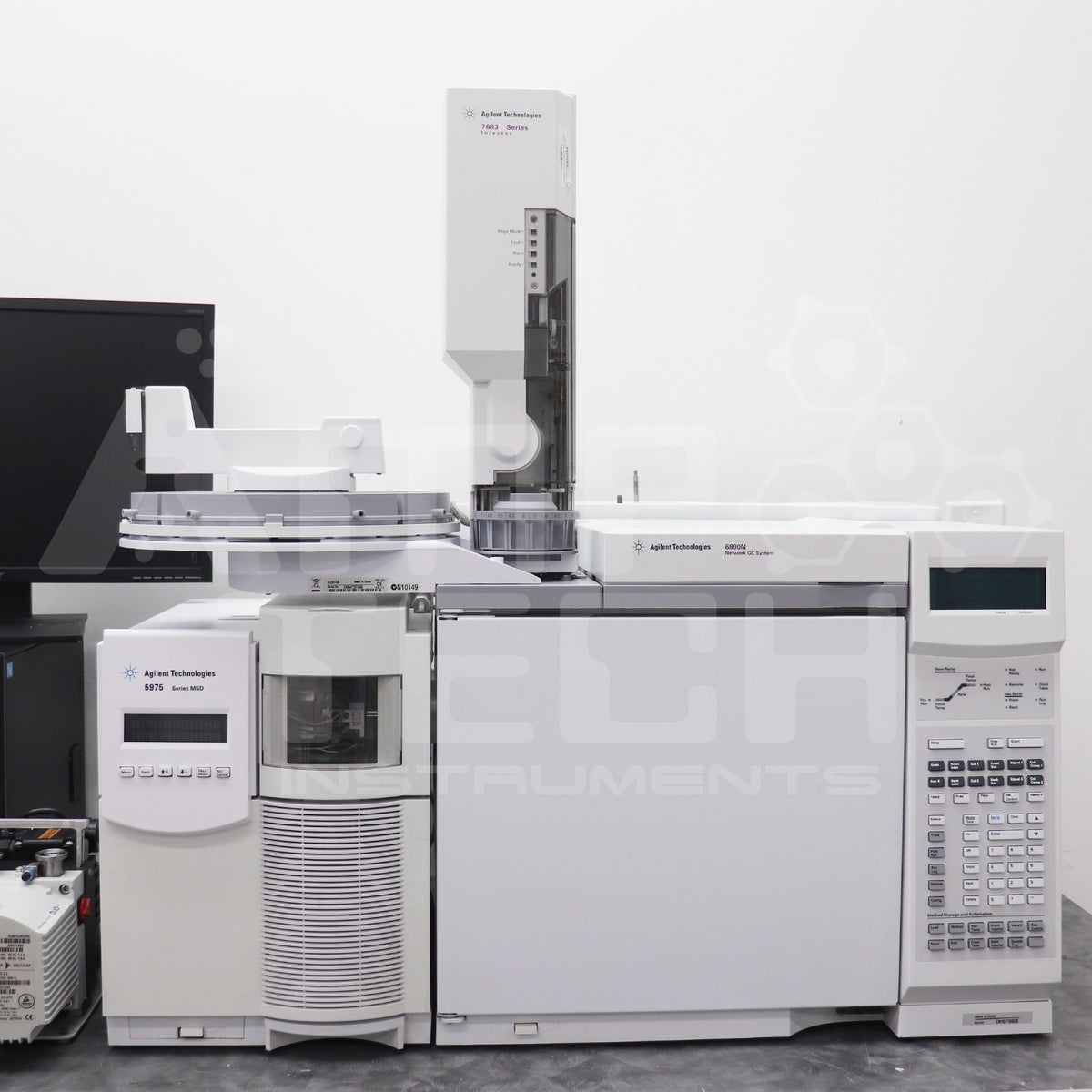 Agilent 6890N 5975 Inert EI/CI XL GCMS System with 7683