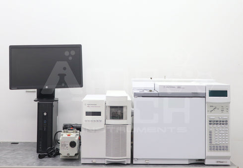Photo of Used Agilent 6890N 5975 Inert GCMS System For Sale with warranty