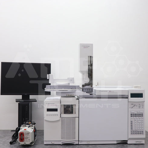 Photo of Used Agilent 6890N 5975 Inert GCMS System w/ 7683 Autosampler For Sale with warranty
