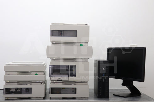 Photo of HPLC SYSTEM W/ RID + QUATPUMP Manufactured by Agilent Tested and Refurbished by AMP Tech Instruments