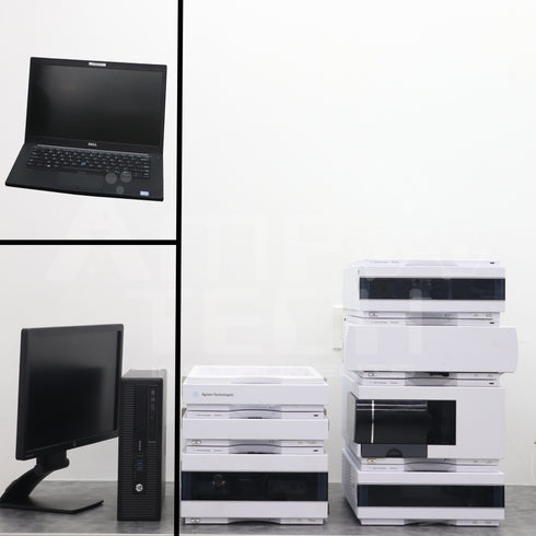 Photo of well maintained Agilent 7-Piece 1260 1200 Infinity HPLC System w/ VWD + BinPump