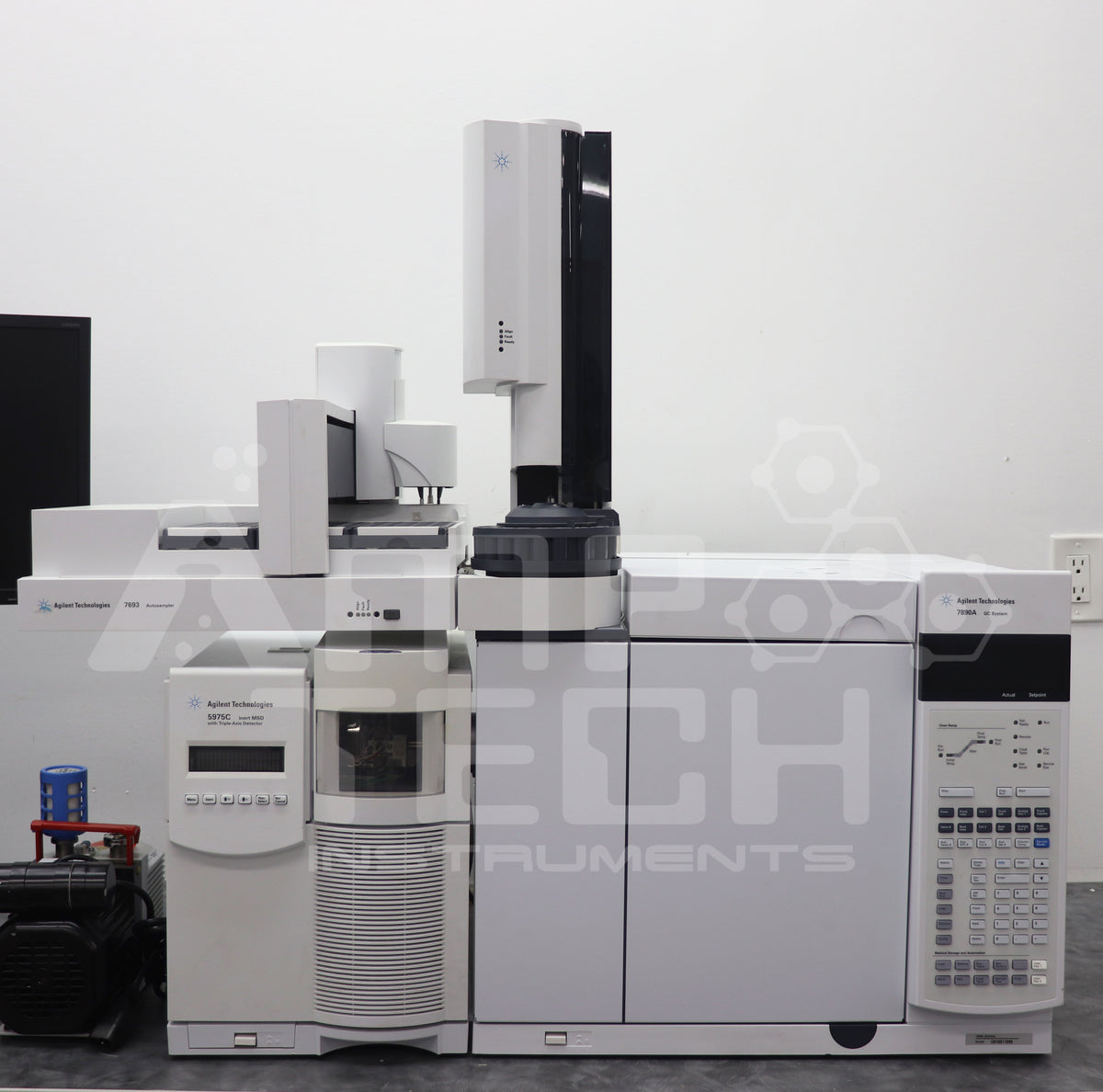 Agilent 7890A 5975C GCMS System w/ 7693 Autosampler, Software