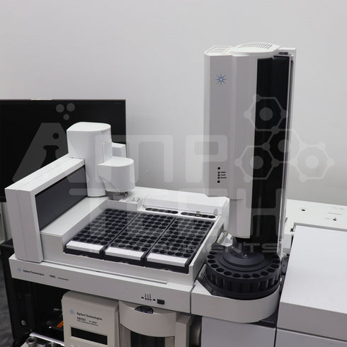 Photo of well maintained Agilent 7890A 5975C VL TAD GCMS System w/ 7693 Autosampler For Sale with warranty.