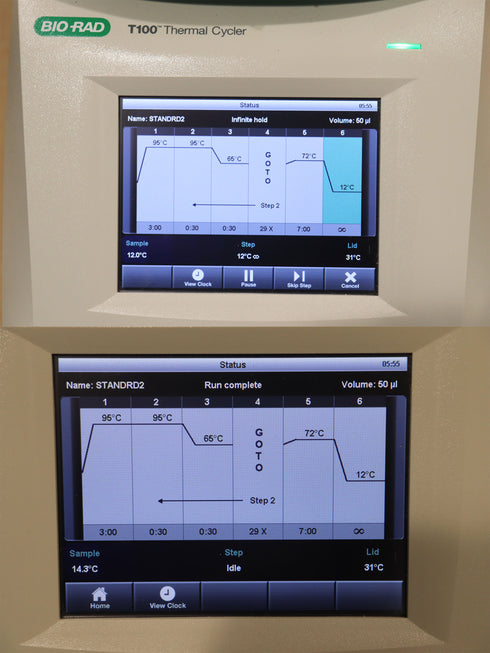 Photo of Bio-Rad T100 96-Well Digital Touch Screen Thermal Cycler Refurbished by Amptius in Central Florida
