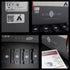 Photo collage showing side views, rear view, FilmArray pouches, and user manual for Biofire Film Array Torch System