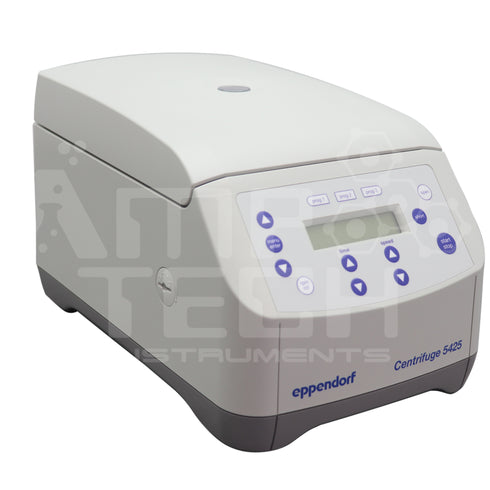 Photo of a USED High-Speed Microcentrifuge by Eppendorf w/ 24 × 1.5/2.0 mL Rotor for sale with warranty.