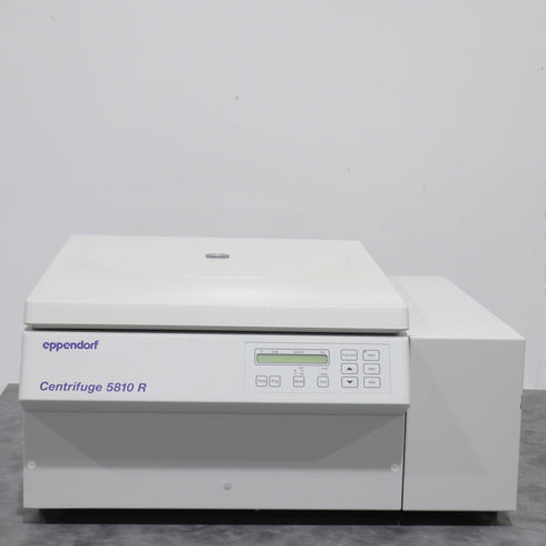 Photo of Used Eppendorf 5810R Refrigerated Centrifuge For Sale with warranty.