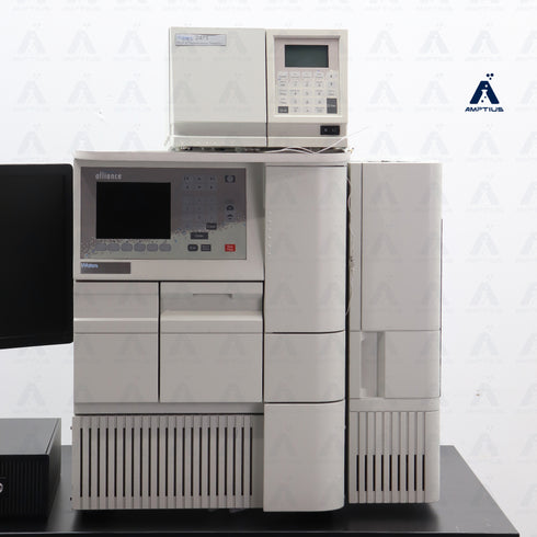 Photo of a refurbished HPLC Waters Alliance e2695 with Waters 2475 FLR front view