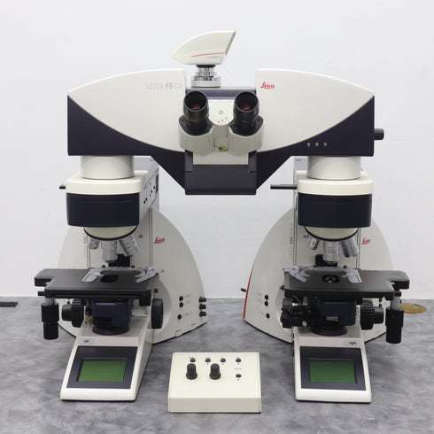Photo of Used Leica FS CB Motorized Forensic Comparison Microscope For Sale with warranty