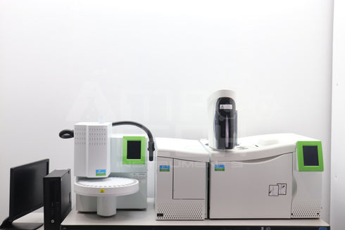 Photo of Perkin Elmer Clarus 580 GCMS with FID + Headspace TurboMatrix Trap 40 & SQ8S Mass Spec REFURBISHED by AMPTIUS in Central Florida