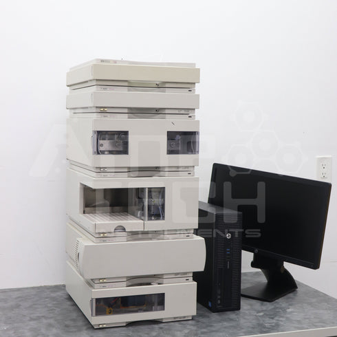 Photo of Agilent 6-Piece 1100 HPLC System w/ DAD + BinPump For Sale in Excellent Condition