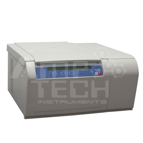 Photo of Thermo Scientific Sorvall ST 16R Refrigerated Centrifuge w/ TX-400 Rotor Refurbished by Amptius in Central Florida