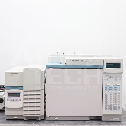 Used Agilent 6890N 5973N Diffusion Pump GCMS system, professionally refurbished and offered for sale with warranty.