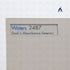 Photo of a Waters 2487 Dual Absorbance UV Detector brand and model plate.