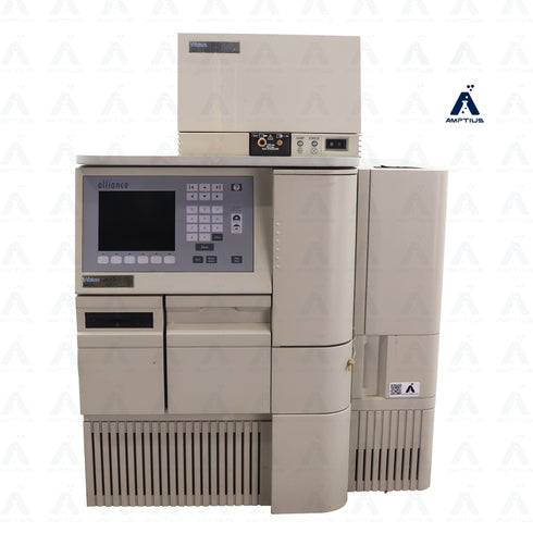 Photo of a refurbished Waters Alliance 2695 HPLC System with 2996 PDA Detector for sale.