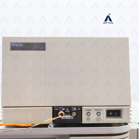 Photo of a used Waters 2996 PDA Detector front panel view.