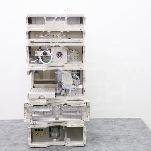 Photo of Agilent 6-Piece 1100 HPLC System with VWD and QuatPump Refurbished by Amptius in Central florida