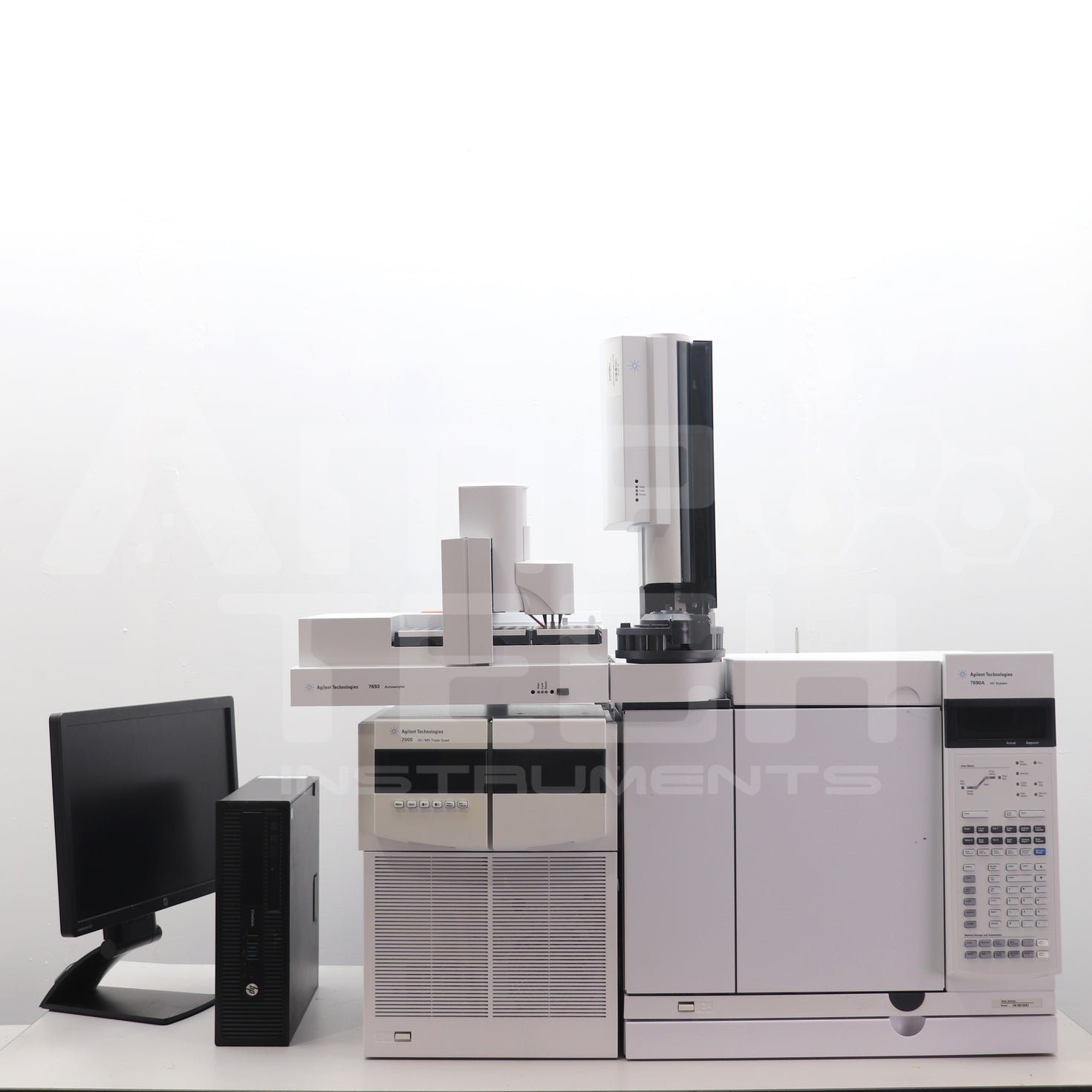 Agilent 7890A GC with Agilent 7000 Triple Quadrupole GC MS System and ...