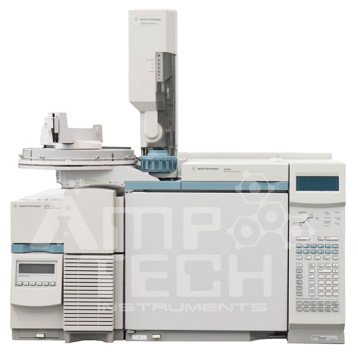 Agilent 6890N 5973 Inert GCMS System with 7683 Autosampler, Software ...