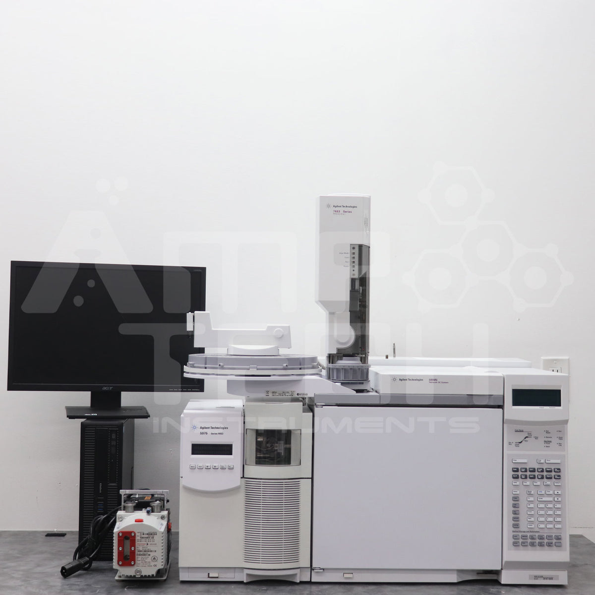 Agilent 6890N 5975 Inert EI/CI XL GCMS System with 7683 Autosampler ...
