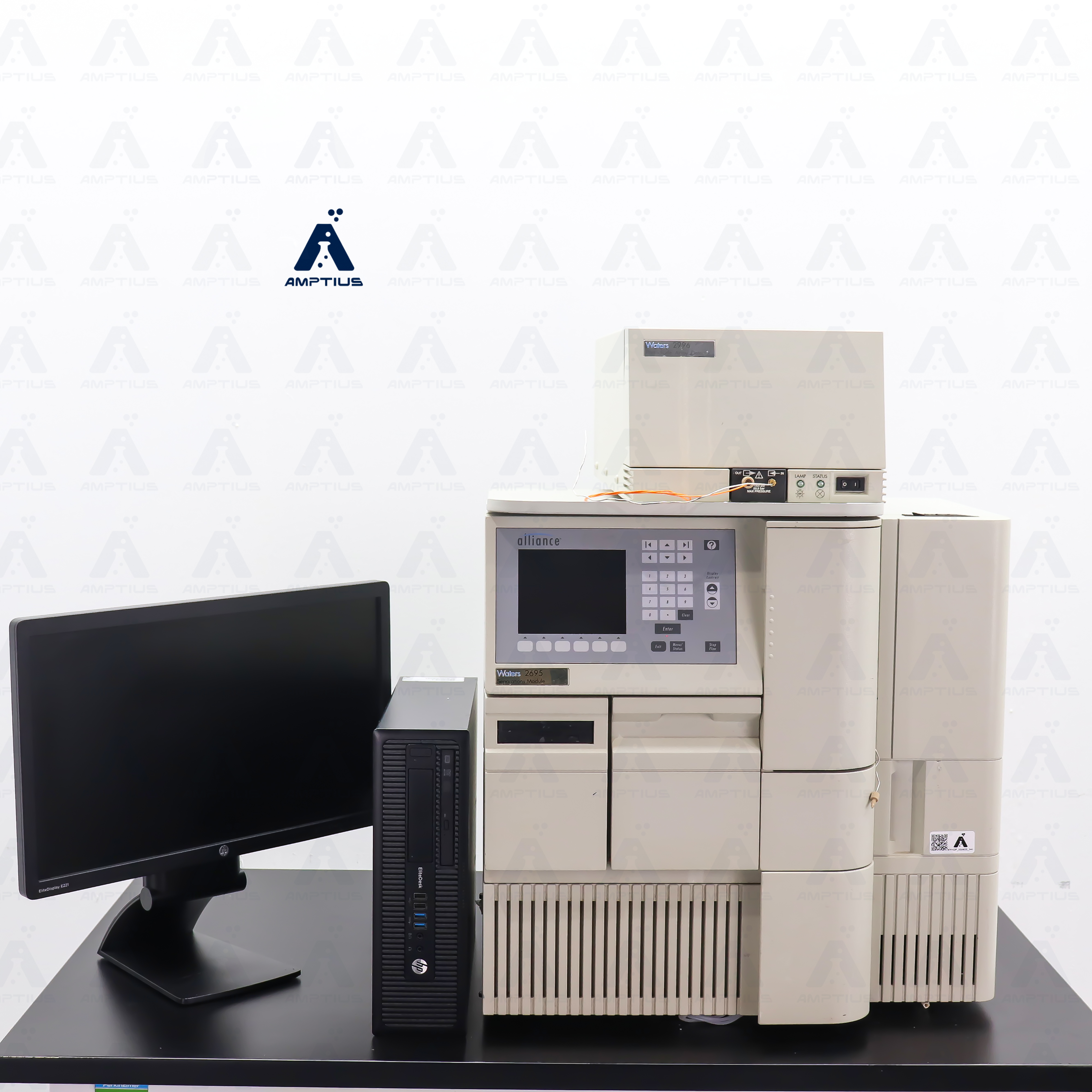 Waters Alliance 2695 HPLC System w/ 2996 Detector + Empower Acq Server ...