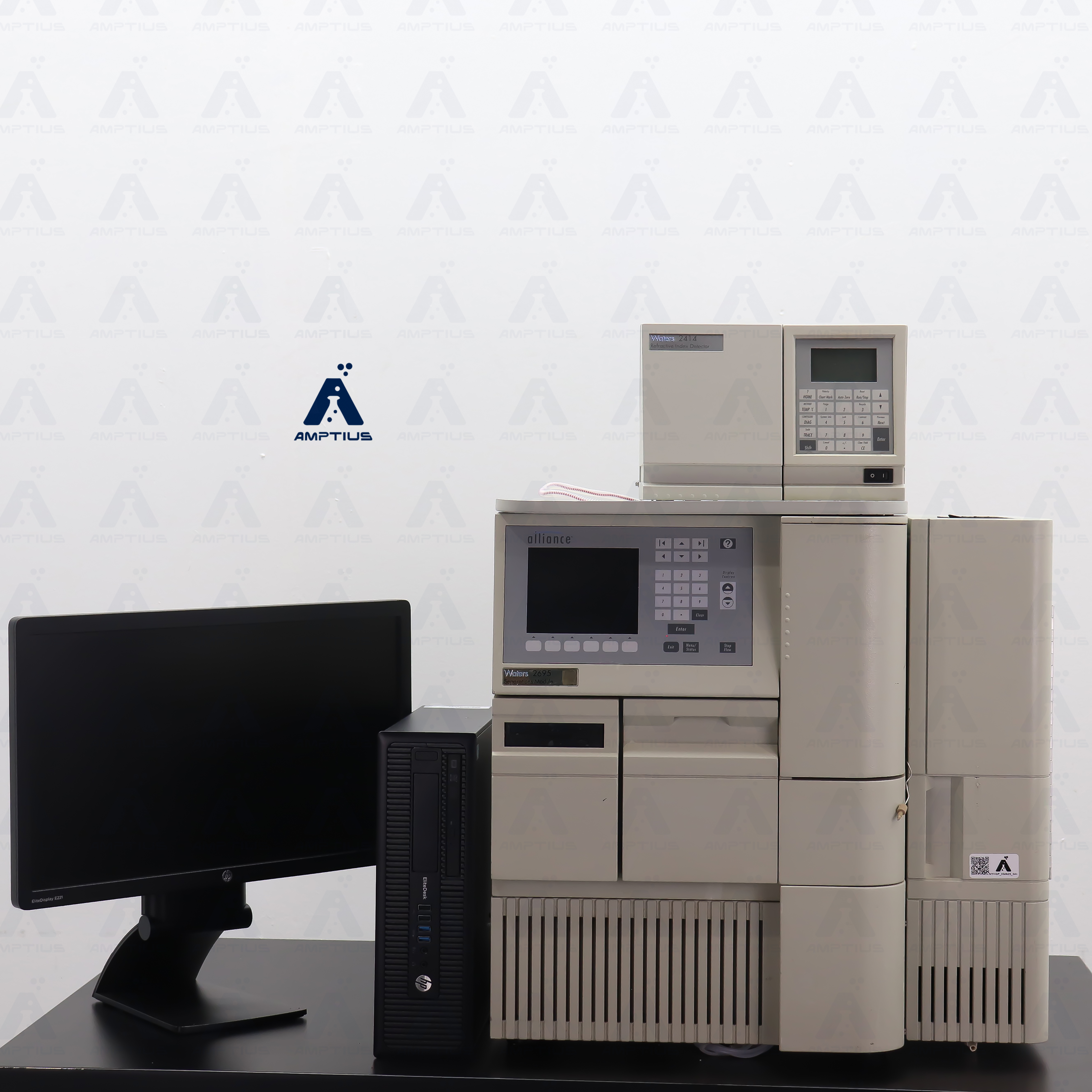 Waters Alliance 2695 HPLC System with Waters 2414 Refractive Index Det ...
