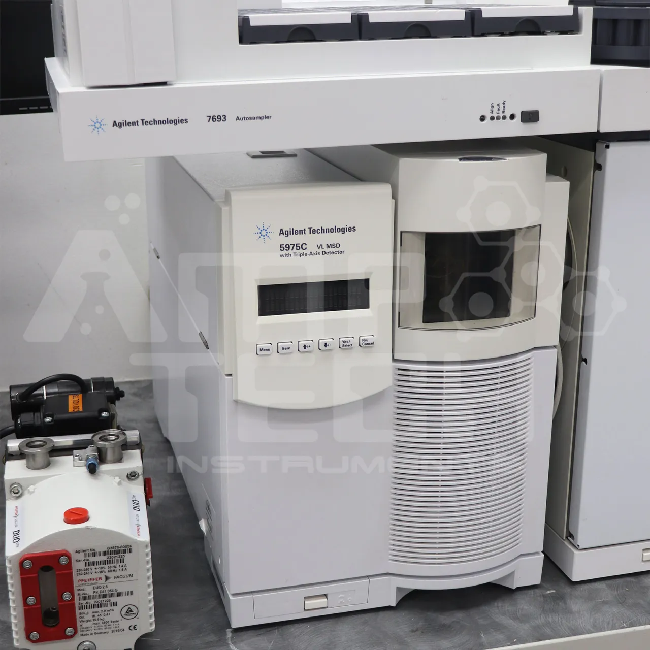 Agilent 7890A/5975C GC MS system professionally refurbished by Amp Tech Instruments.