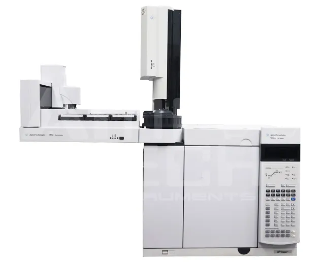 Refurbished Agilent 7890A Gas Chromatograph System with 7693 Autosampler, Tray and Software for sale with warranty.