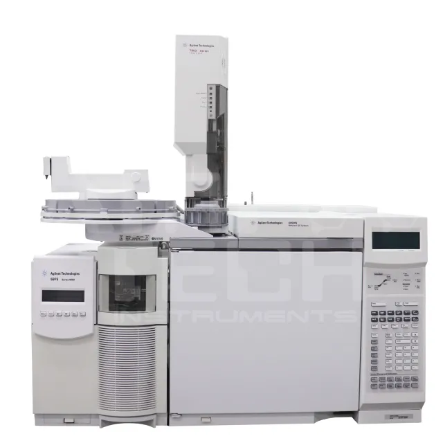 Agilent 6890N Gas Chromatograph with 5975 MSD and 7683 Autosampler, Inert EI/CI XL GCMS System for sale with warranty.