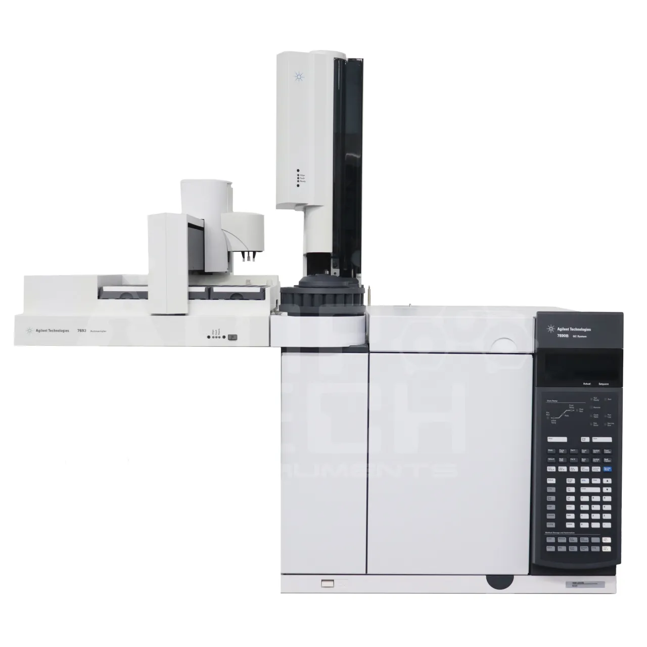 Agilent GC 7890B with FID and 7693 Autosampler with Tray, for sale with warranty.