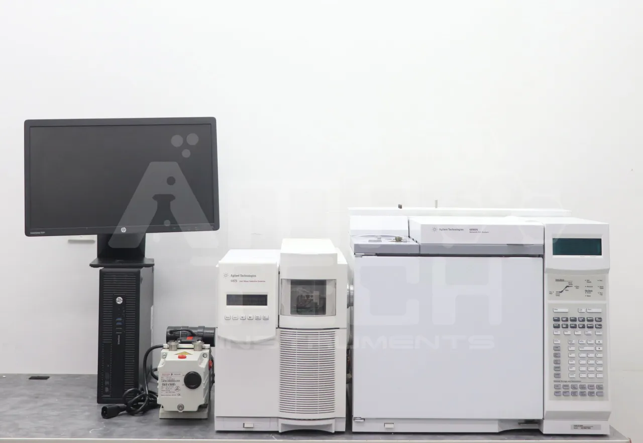 Agilent 6890N Gas Chromatograph with 5975 MSD Inert GCMS System, available for purchase at Amp Tech Instruments.