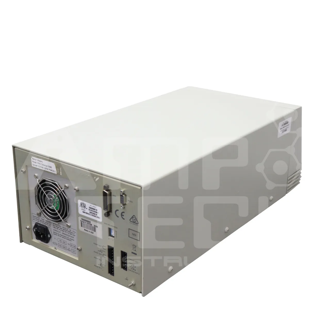 Waters 2996 Photodiode Array Detector. High-quality refurbished laboratory equipment for sale.