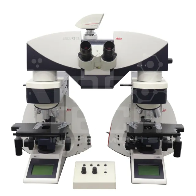 Leica DM4000B FS CB Forensic Comparison Microscope, for sale with warranty.