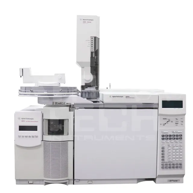 Agilent 6890N GC with 5975 MSD and 7683 Autosampler | Inert GCMS System for sale with warranty.