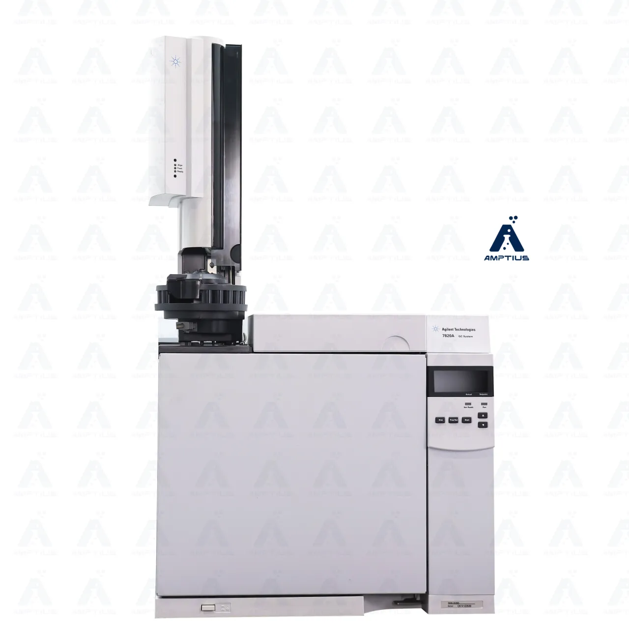 Photo of Refurbished Agilent Technologies 7820A GC System with FID and 7693 Autosampler for Sale.