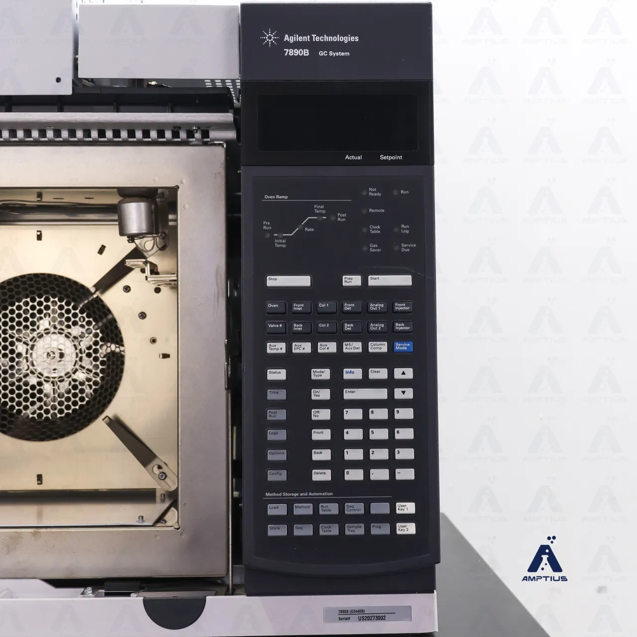 Photo of Used Agilent Technologies 7890B GC System with Gas Sampling Valve (GSV) for sale with warranty support.